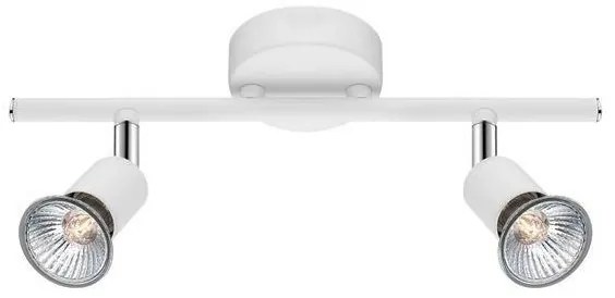 Aplica perete / tavan moderna cu spoturi Base alba 2L NVL-661002