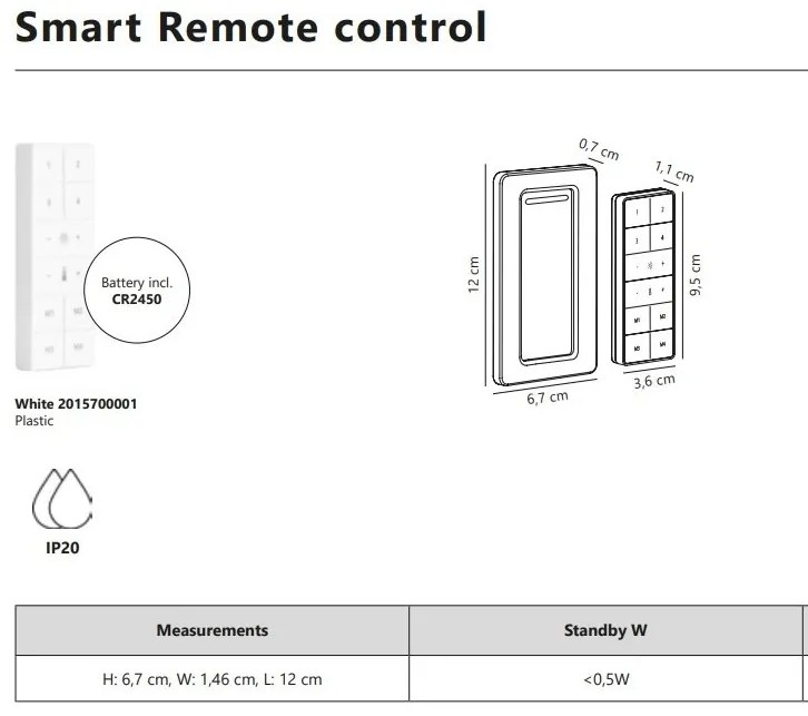 Spot aplicat LED CCT, IP44 Landon 14 Smart Black