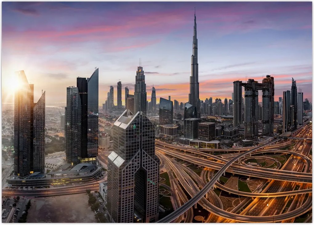 Tablou - Panorama din Dubai (70x50 cm)
