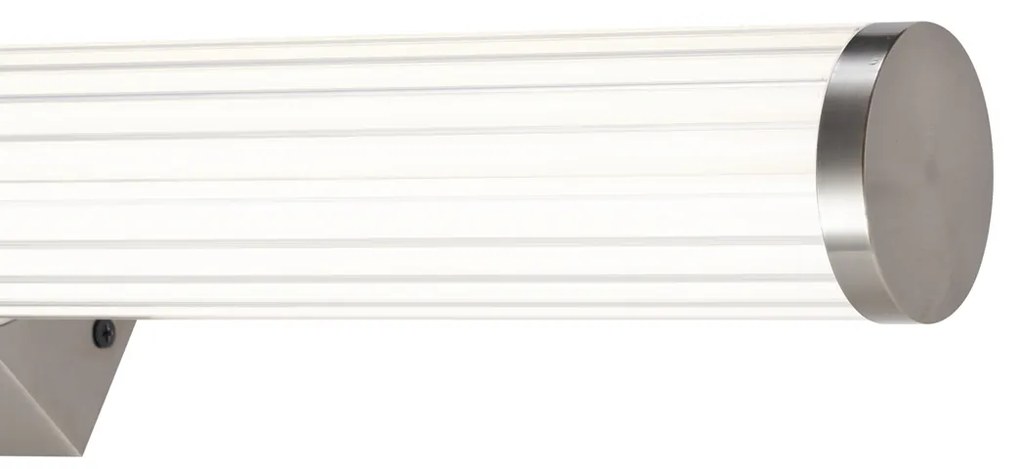 Lampă de perete retro Gunmetal 60cm incl. LED IP44 - Coco