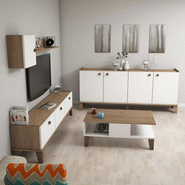 Set Complet Living Sumer G7020 Oak-Alb