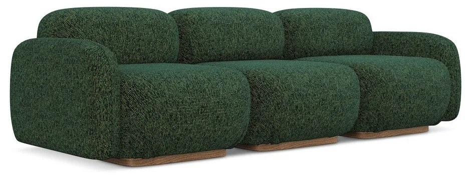 Canapea modulară verde-închis 270 cm Ailani – Makamii