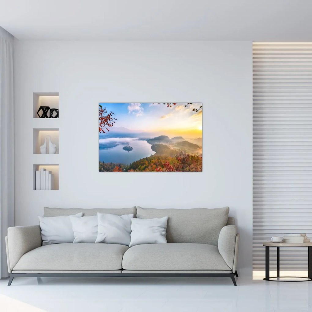 Tablou - Lacul Bled (90x60 cm)