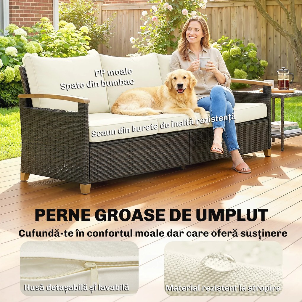 Outsunny 2 3 poliratan | Aosom Romania