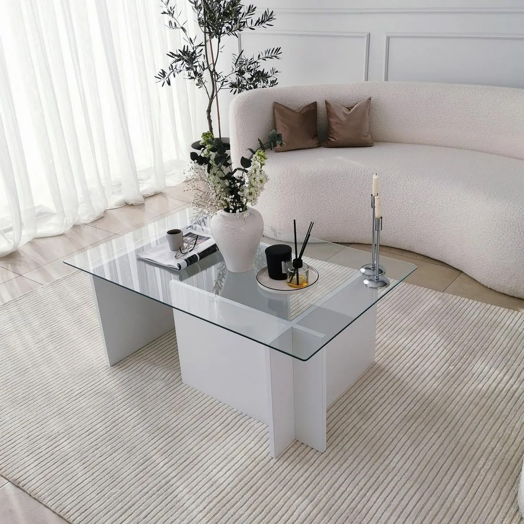 Măsuță de conferință Eescape White