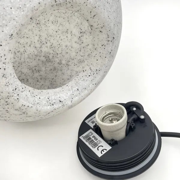 Corp de iluminat decorativ pentru exterior LUMISTONE, 1 x E27, 15 W, 230 V, IP65, Ø 28 cm