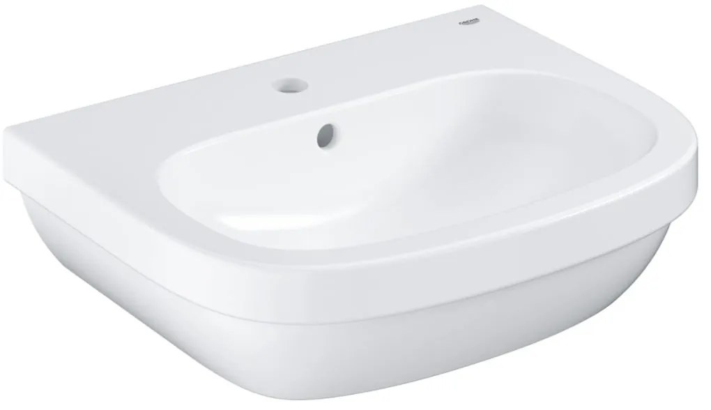 Grohe Euro Ceramic lavoar 55x45 cm semicircular clasica alb 39336000