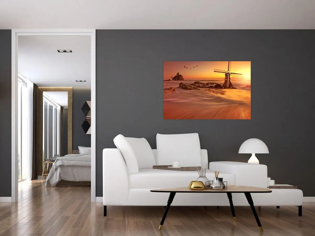 Tablou - Apus de soare (90x60 cm)