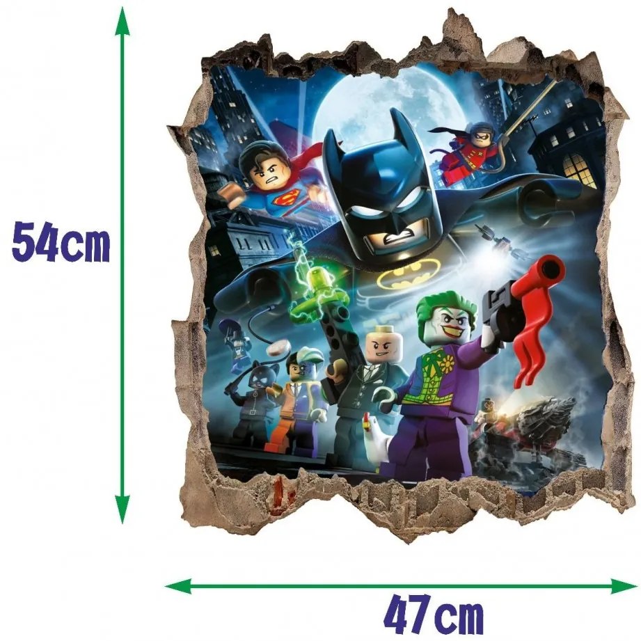 Autocolant de perete Lego Batman HIT 47x54cm