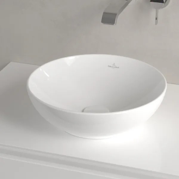 Villeroy & Boch 4A450001 - Lavoar pentru montare pe blat LOOP&FRIENDS, Ø 38 cm, ceramică albă