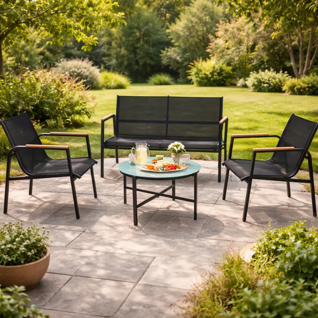 Set mobilier de grădină Magnus, 4 buc