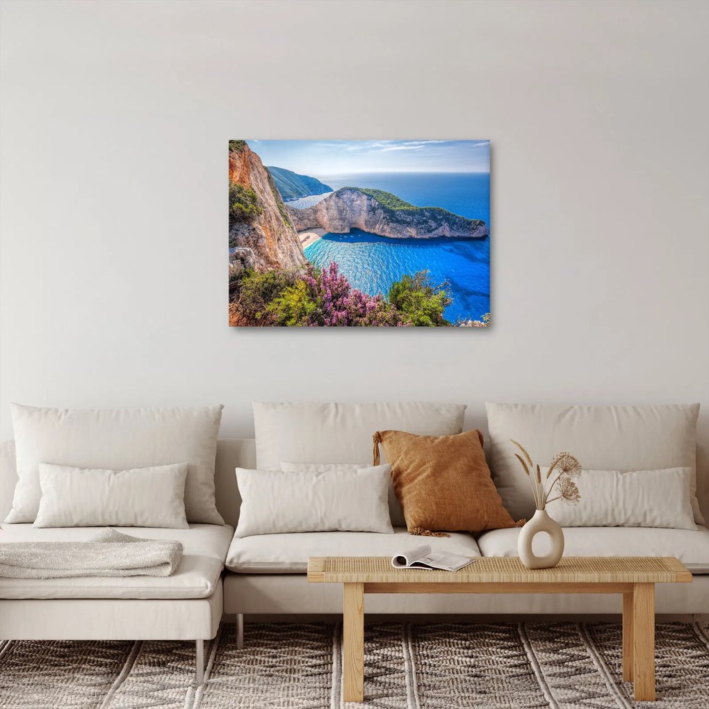 Tablou - Plaja Navagio, Grecia (70x50 cm)