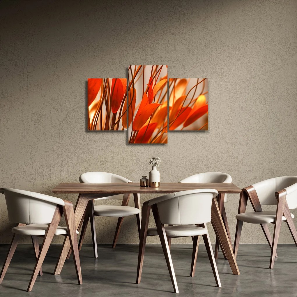 Tablou - Frunze înflorite (90x60 cm)