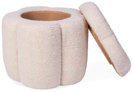 Taburet Childhome FLOWER d. 35 cm crem