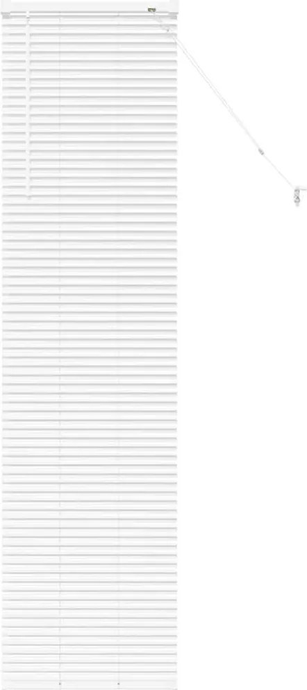vidaXL Jaluzele venetiene Manual Alb 175 x 50 cm Aluminiu