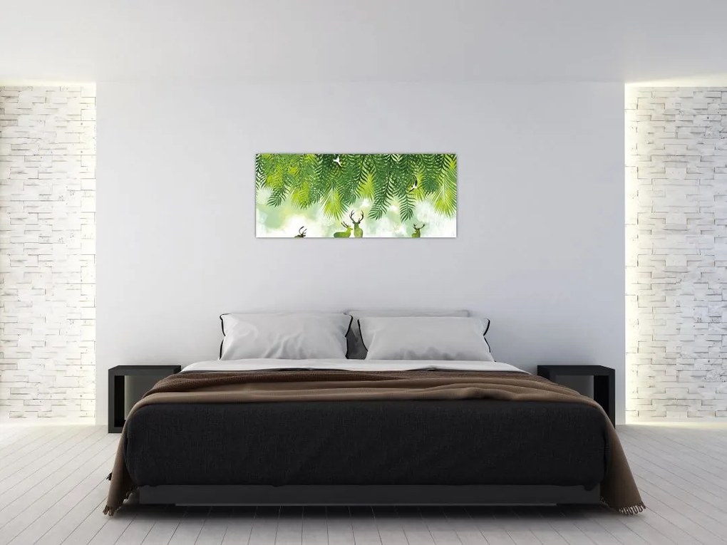 Tablou - Ceb în pădure (120x50 cm)