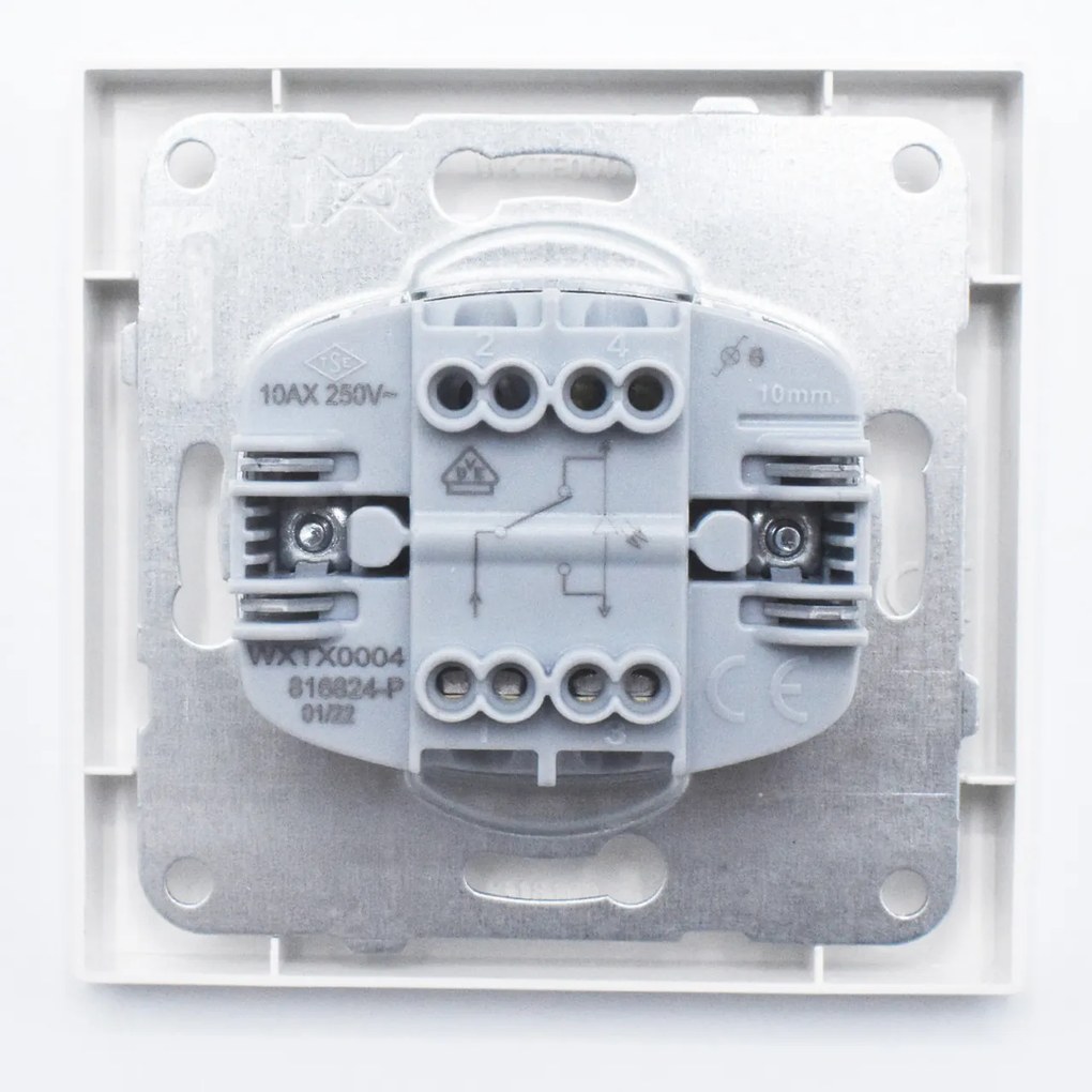 Intrerupator cap scara cu led Karre Plus Panasonic, ST, alb