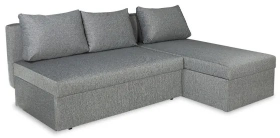 Coltar Extensibil Cu Lada, Vario Interschimbabil Stanga/Dreapta, Gri Inchis, 220 X 80 X 155 Cm