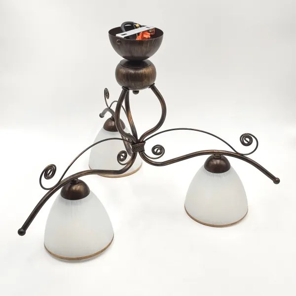 Lustră LED aplicată Brilagi ANTICO 3xE27/60W/230V patină bronz