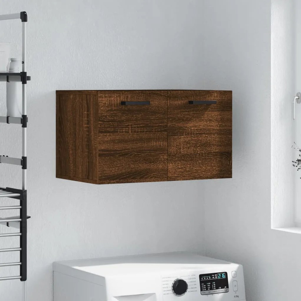 vidaXL Dulap de perete, stejar maro, 60x36,5x35 cm, lemn prelucrat