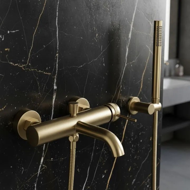 Baterie pentru cada Rea Lungo Grip auriu periat