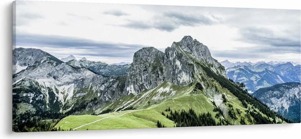 Tablou - Crestele munților (120x50 cm)