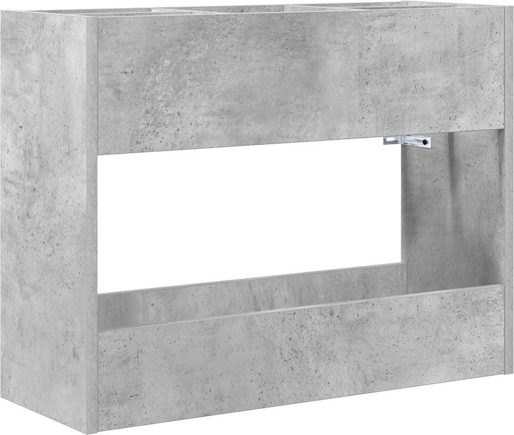 vidaXL Suport pentru umbrele Gri din beton 65 x 24 x 50 cm