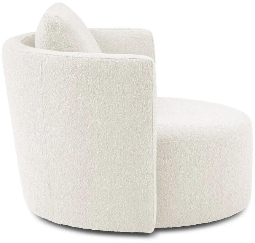 Fotoliu pivotant Interieurs 86 Nael, alb