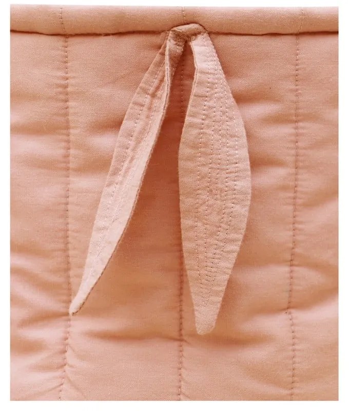 Cutii de depozitare pentru copii roz-deschis 2 buc. din material textil ø 30x20 cm Bambie Vintage Nude – Lorena Canals