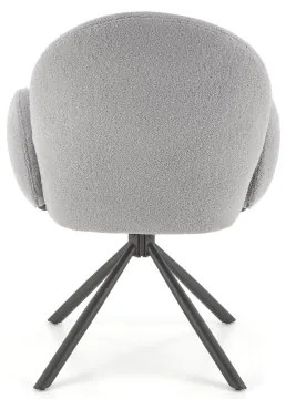 Scaun de masă KIVA, 1 buc., gri