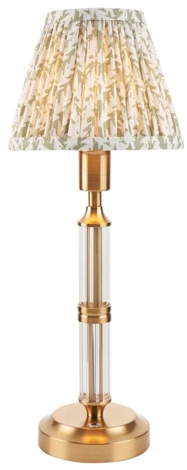 Lampă LED reîncărcabilă dimabilă de masă Endon 114838 MORTON LED/1,5W/5V alamă/verde