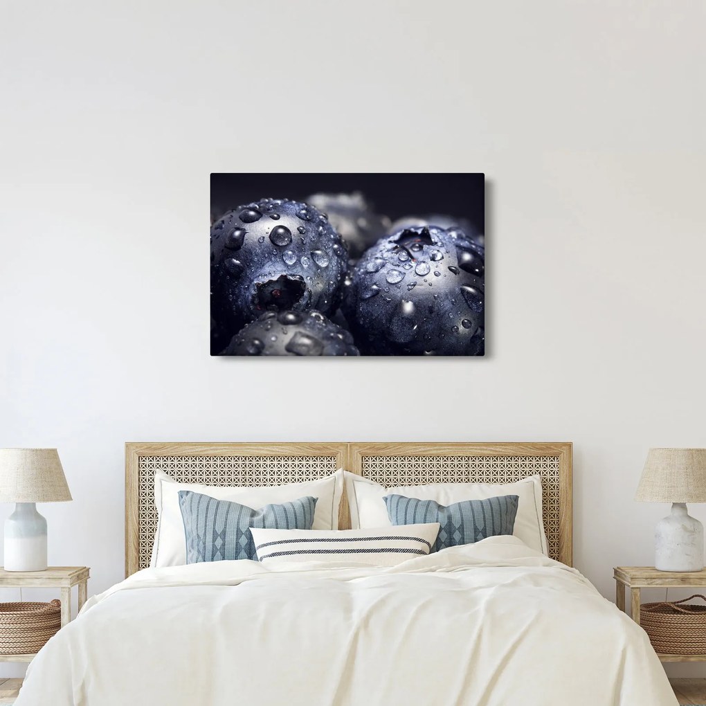 Tablou cu fructe cu picături de apă (90x60 cm)