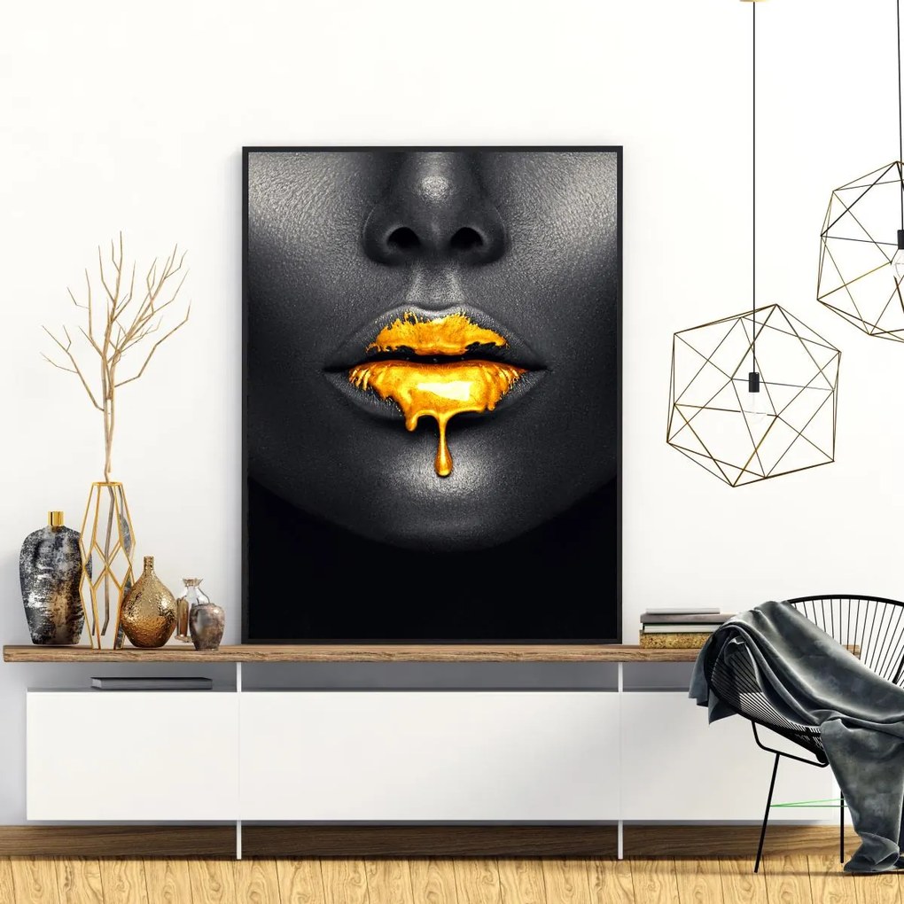 Poster - Buze de femeie (A4)
