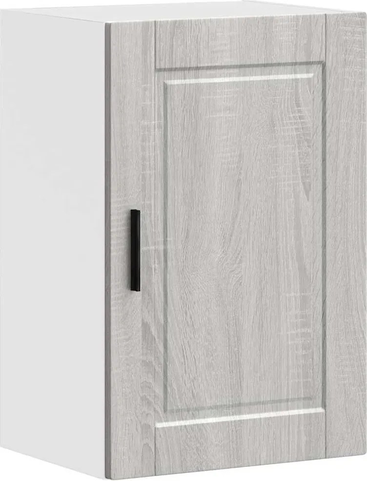 vidaXL Dulap de bucatarie "Porto" din lemn prelucrat Sonoma gri