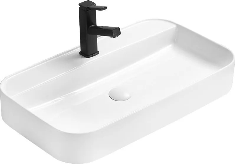 Mexen Sofia chiuvetă deasupra blatului 70 x 40 cm, albă - 22157000