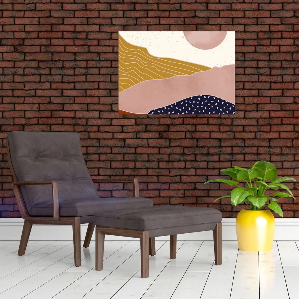 Tablou - Muntele de design Spacefrog N⁰3 (70x50 cm)