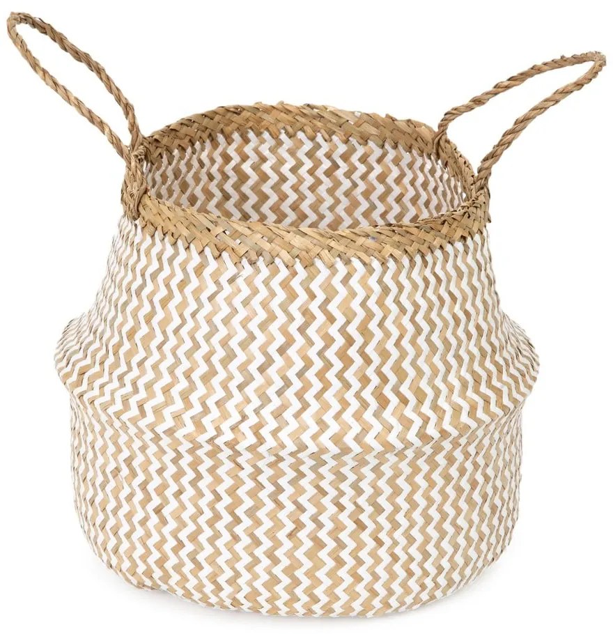 Coș depozitare din iarbă de mare, ⌀ 35 cm Zic Zac - Compactor