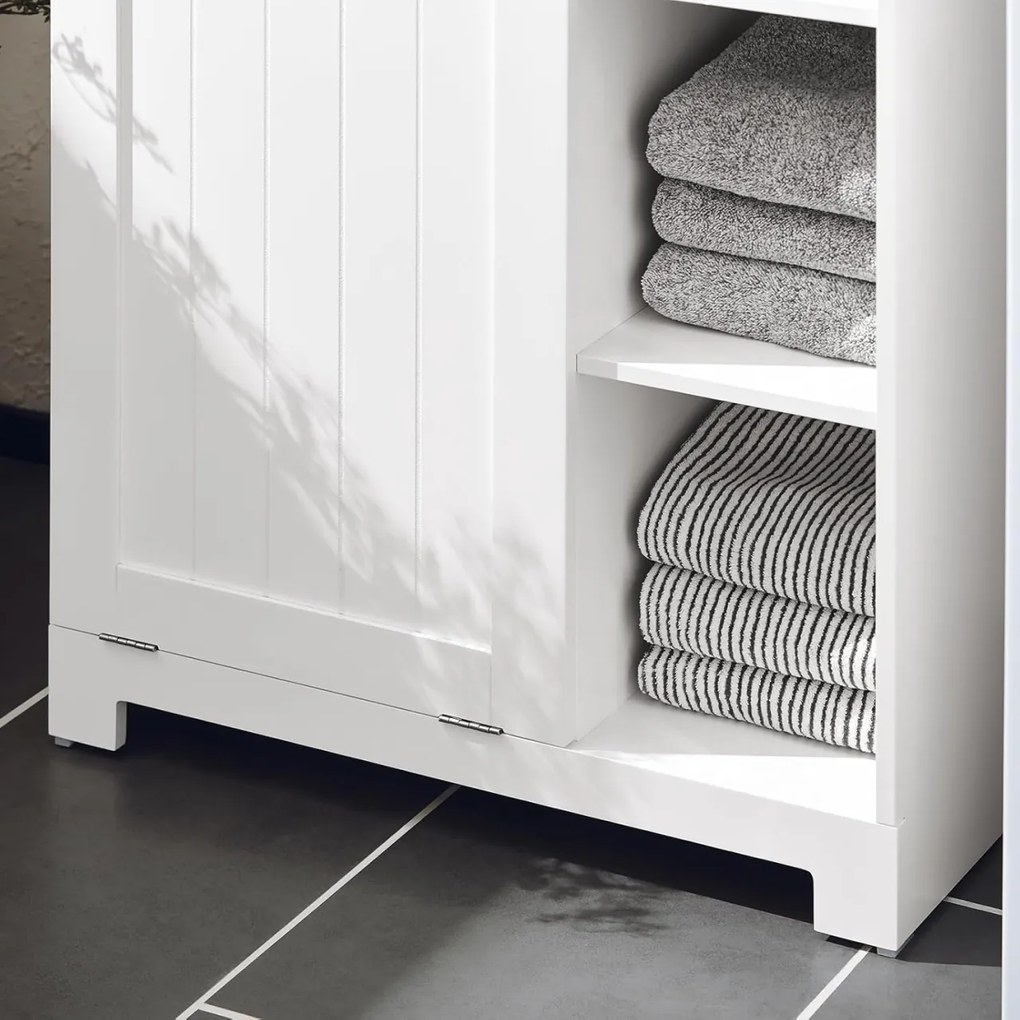 LOTUS26 - Cos de rufe Alb, 60 cm - Mobilier Baie Lotus