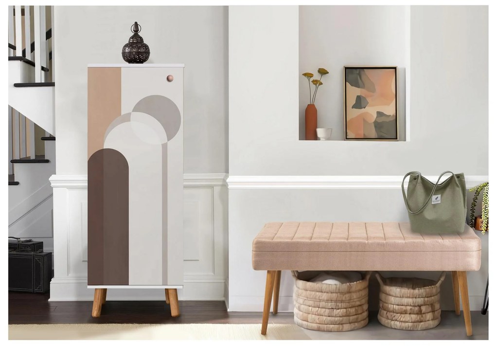 Mobilier Hol Beside 45 (alb + piatră) . 1094020
