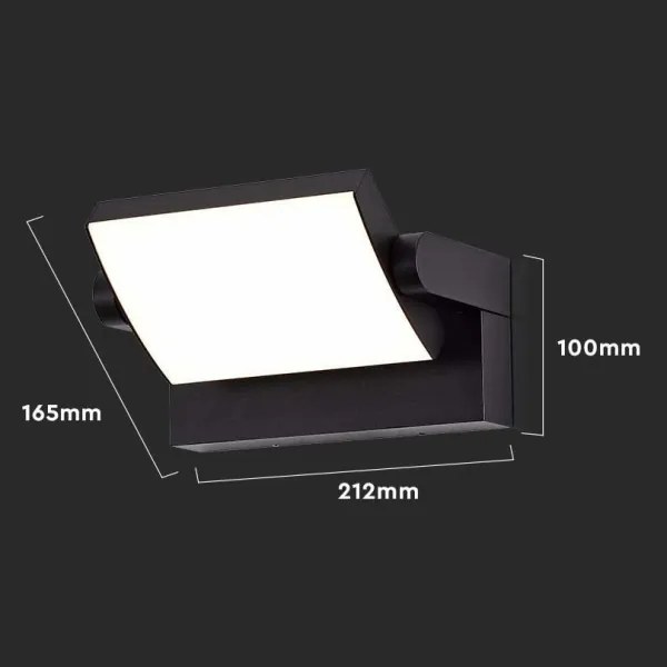 Aplică LED de exterior LED/17W/230V 3000K IP65 neagră