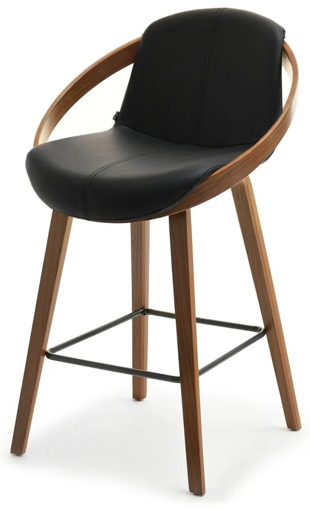 Scaun Lila H (nuc închis + nuc). Promo -8%. 1110713