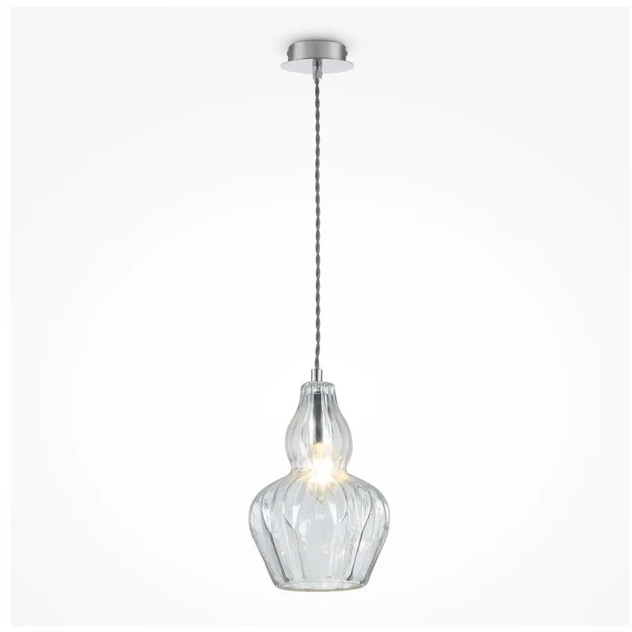 Lustră pe cablu Maytoni MOD238-PL-01-TR EUSTOMA 1xE14/40W/230V transparent