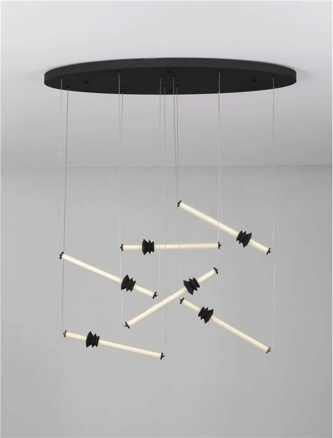 Lustra LED casa scarii design modern ATMOSFERA