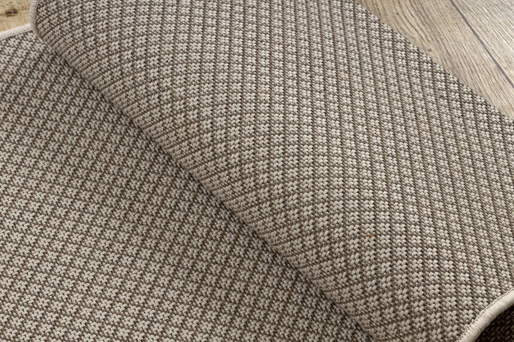 Covor sisal Floorlux 50002 Romburi şampanie si taupe