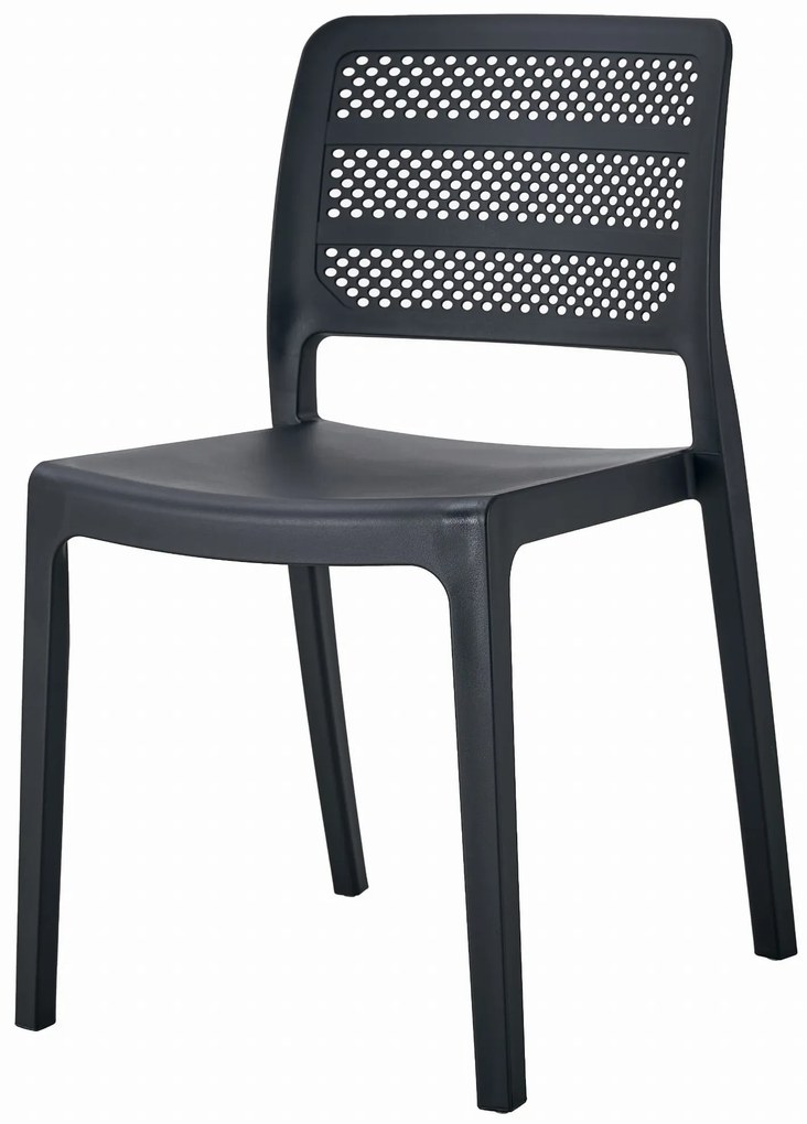 Scaun plastic negru PAGI