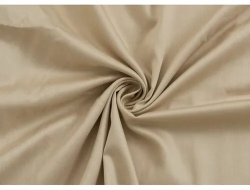 Cearșaf de pat Kvalitex Luxury collection, satin bej, 220 x 200 cm + 15 cm, 220 x 200 cm