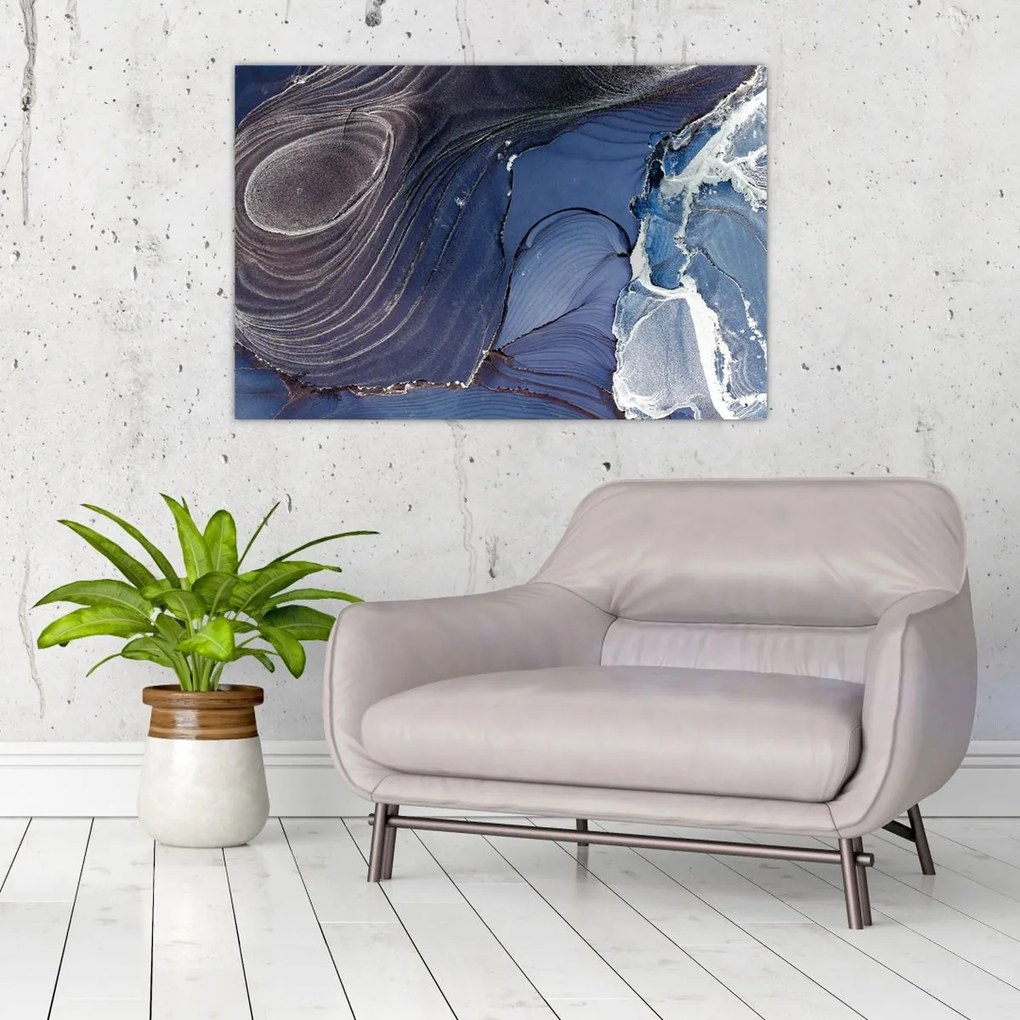 Tablou - Cerneală marmorată (90x60 cm)