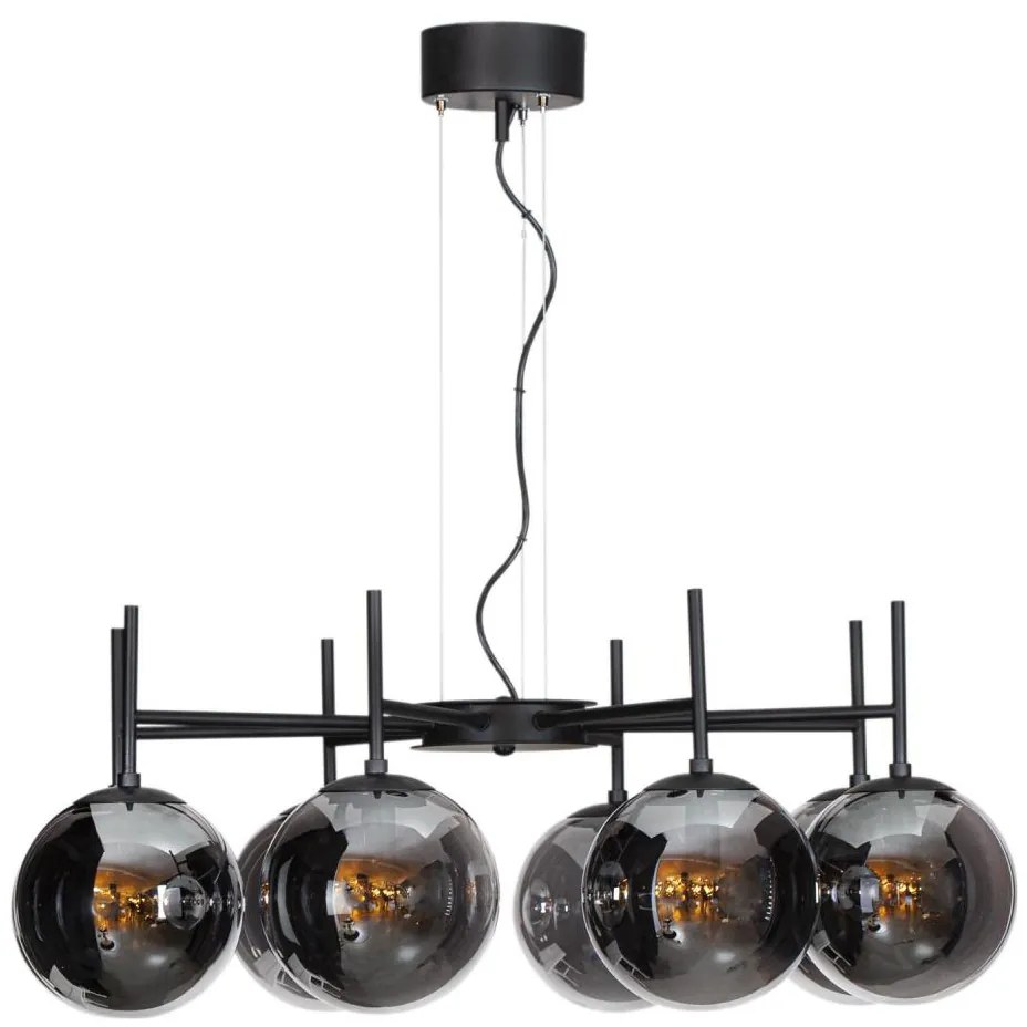 Lustră pe cablu ByRydens 4202030-4505 BOYLE 8xE27/5W/230V