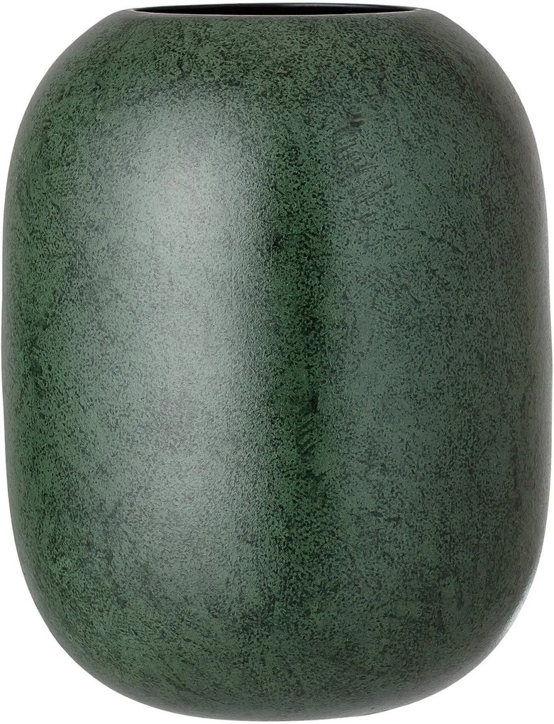 Vaza Verde din Metal - Metal Verde Diametru(13.5 cm) x Inaltime( 18 cm)