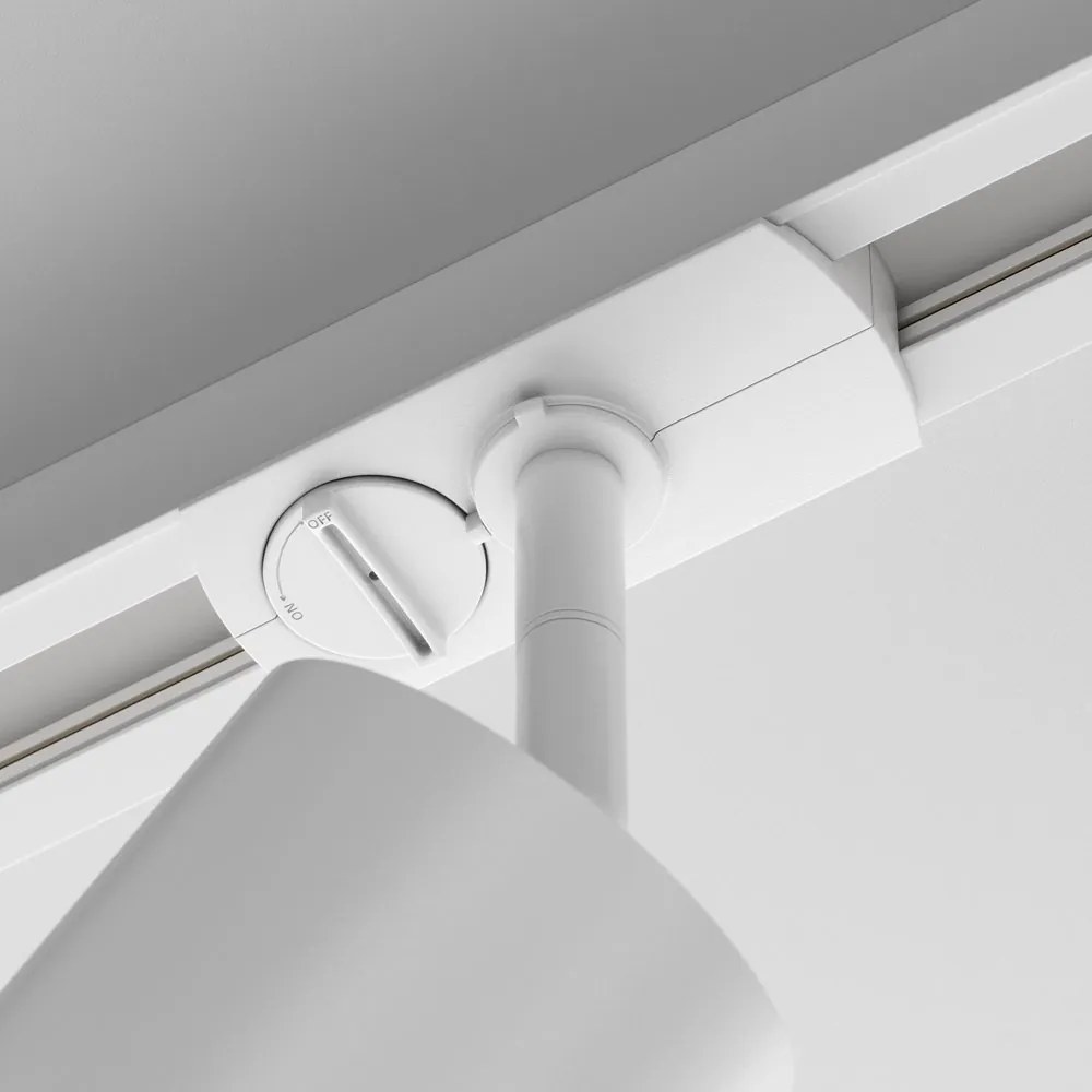 Spot LED, accesoriu pentru sinele monofazate Unity Orlo alb